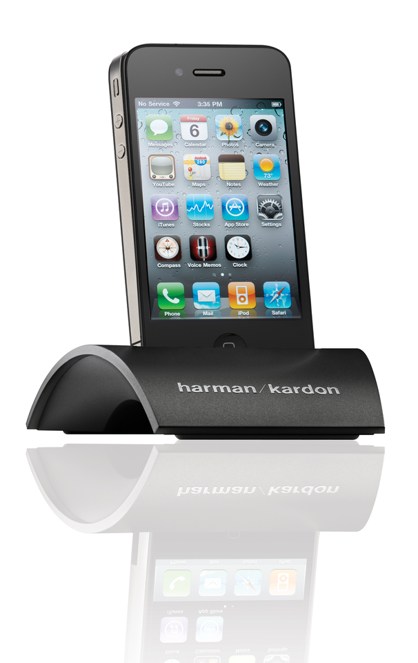 THE BRIDGE 3P - Black - Docking Station For iPod & iPhone - Hero